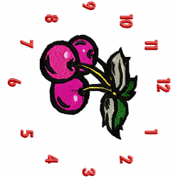 Cherry Embroidery Design 8